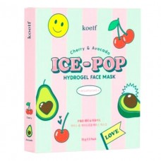 KOELF Гідрогелева маска для обличчя з вишнею і авокадо Cherry & Avocado Ice-Pop 30g №5